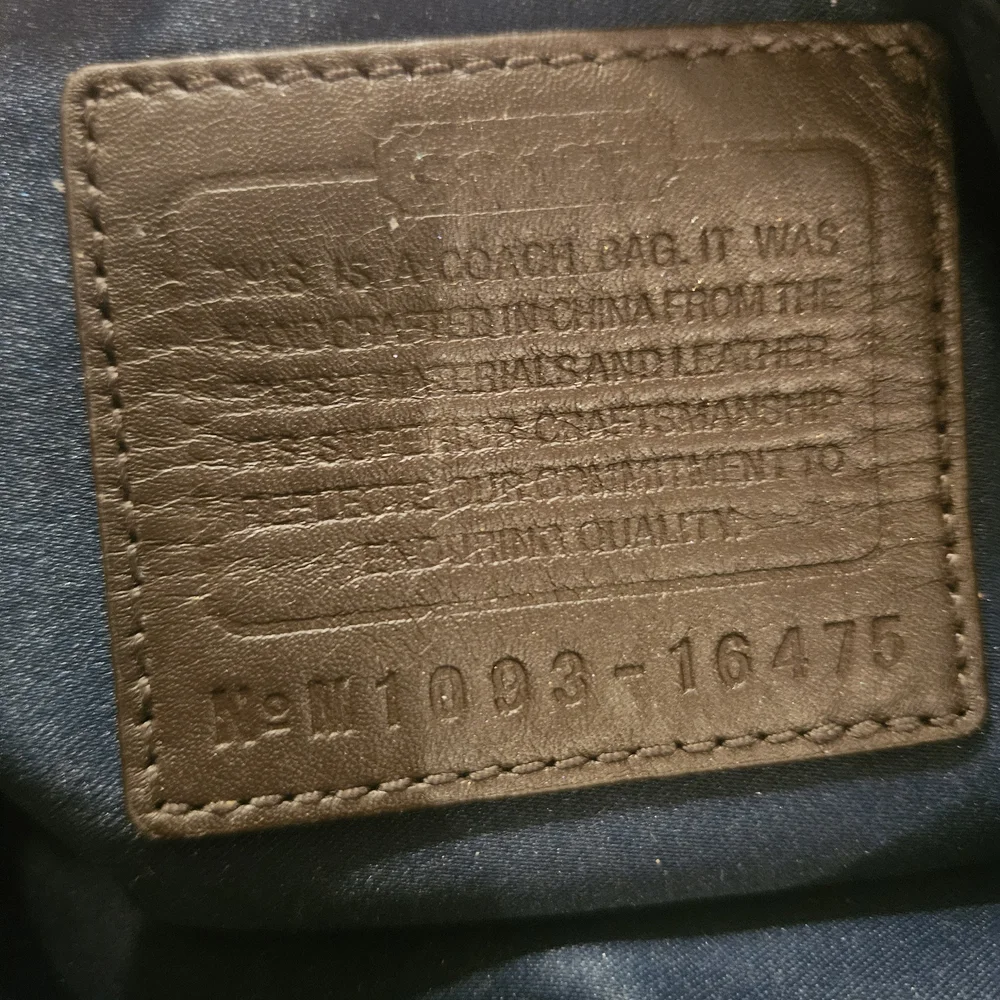 COACH Vintage Collette Carryall Canvas Satchel Handbag - Picture 6 of 11